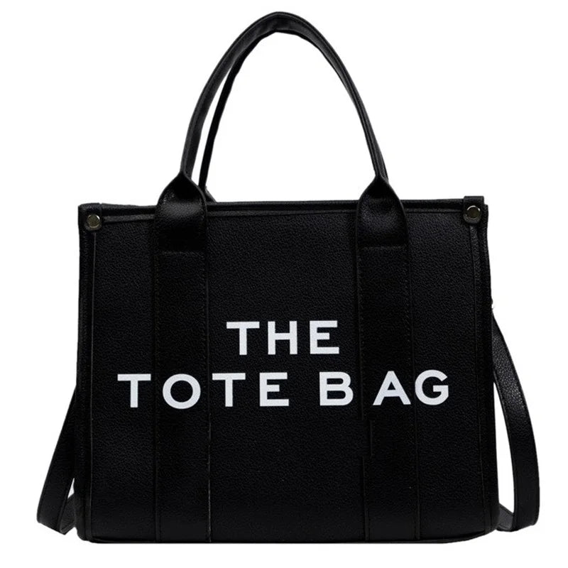 Leather Crossbody Tote Bag