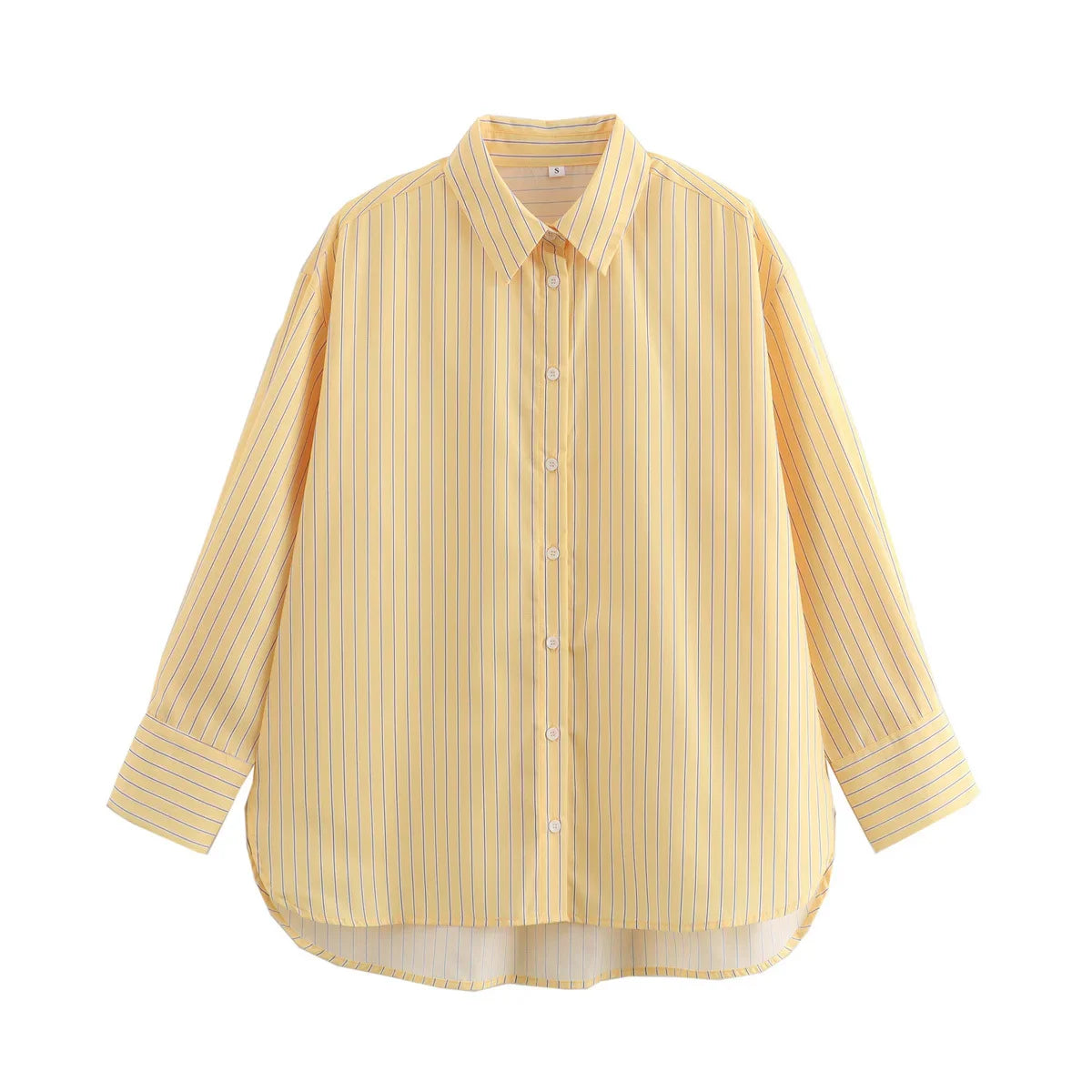 Right a shorts description for a Casual Loose Long Sleeve Top