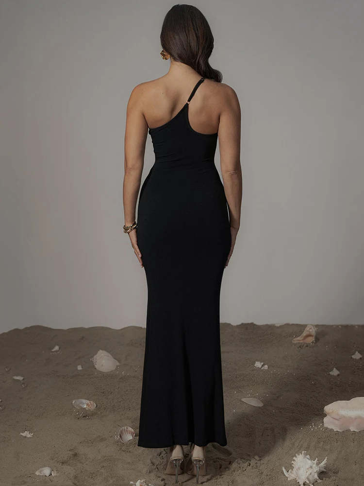 Off-shoulder Backless Long Dress