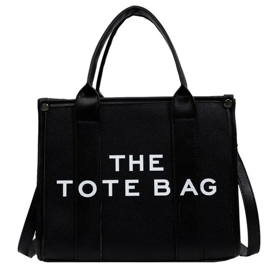 Leather Crossbody Tote Bag