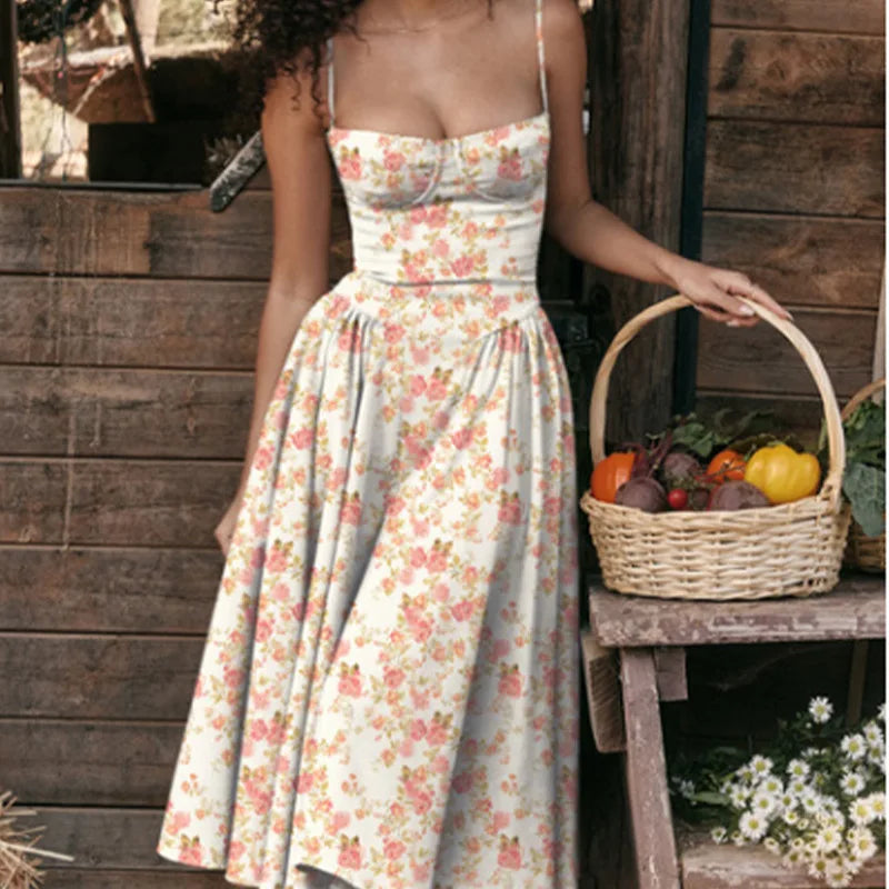 Spaghetti Strap Long Dresses