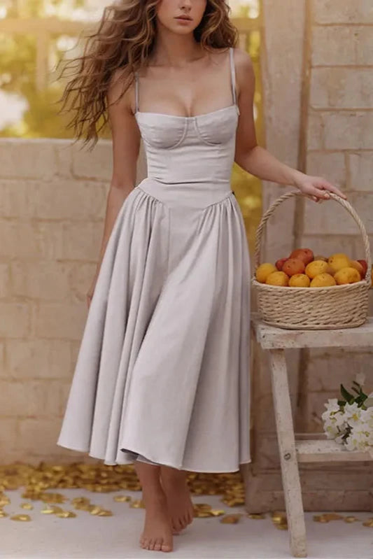 Spaghetti Strap Long Dresses