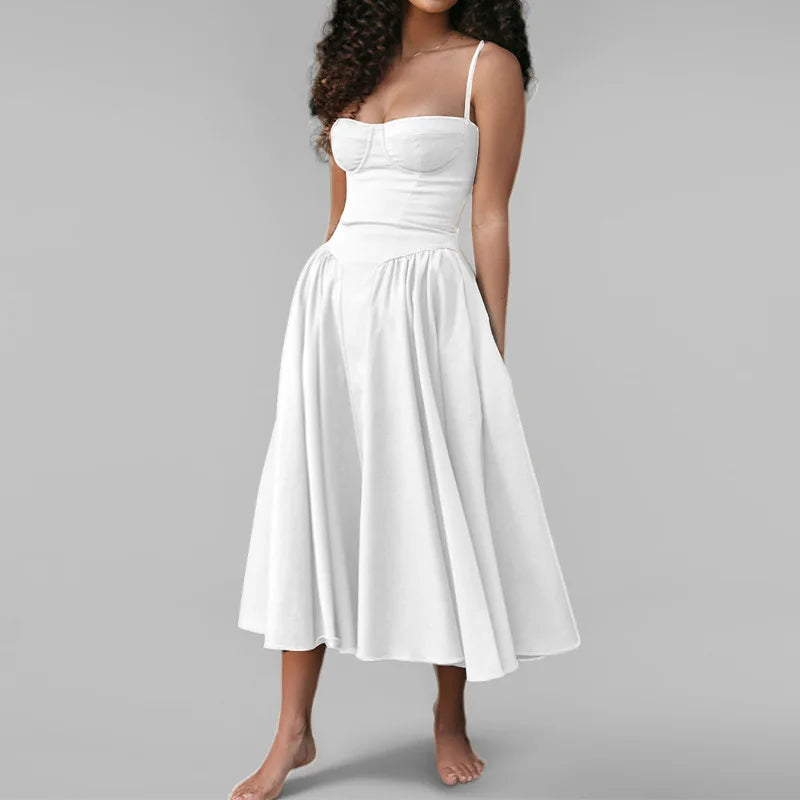 Spaghetti Strap Long Dresses