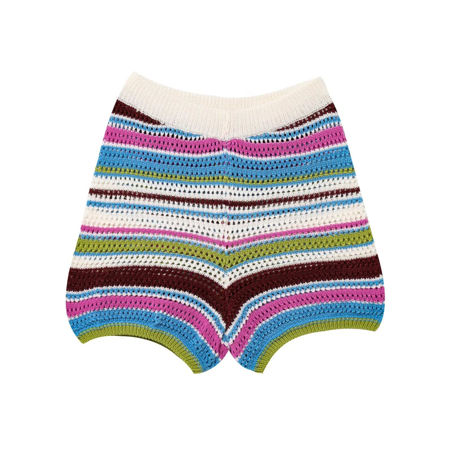 Stripe Printed Short Sleeve Set