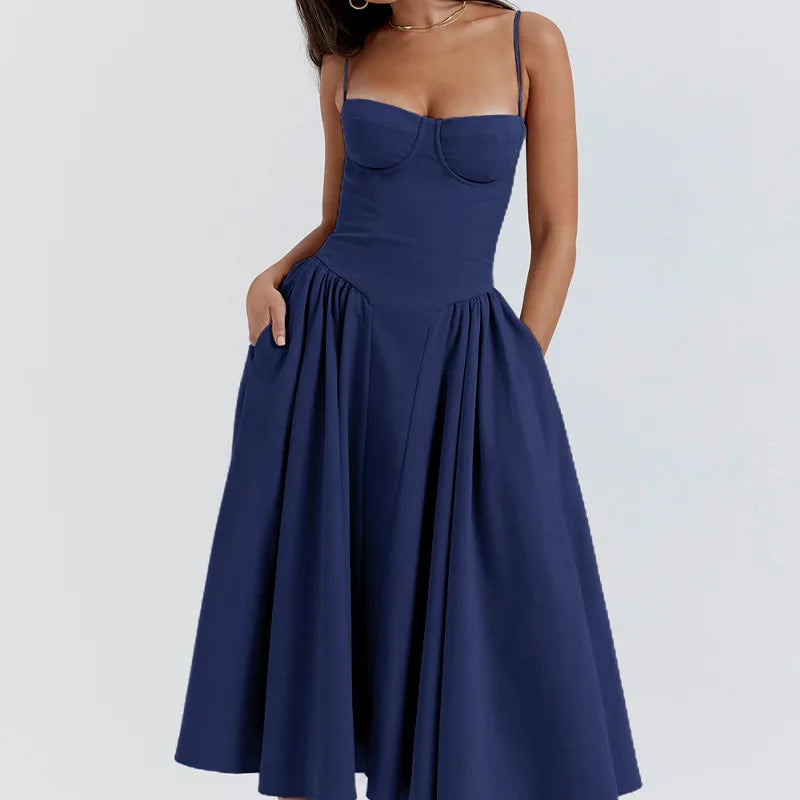 Spaghetti Strap Long Dresses