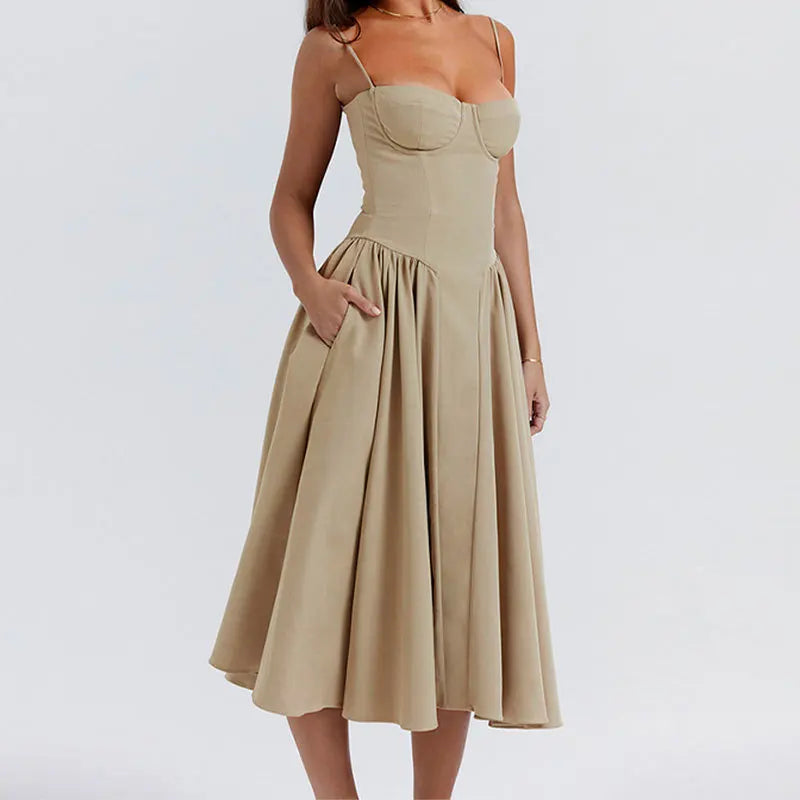 Spaghetti Strap Long Dresses