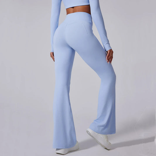 High Waist Flared Pants