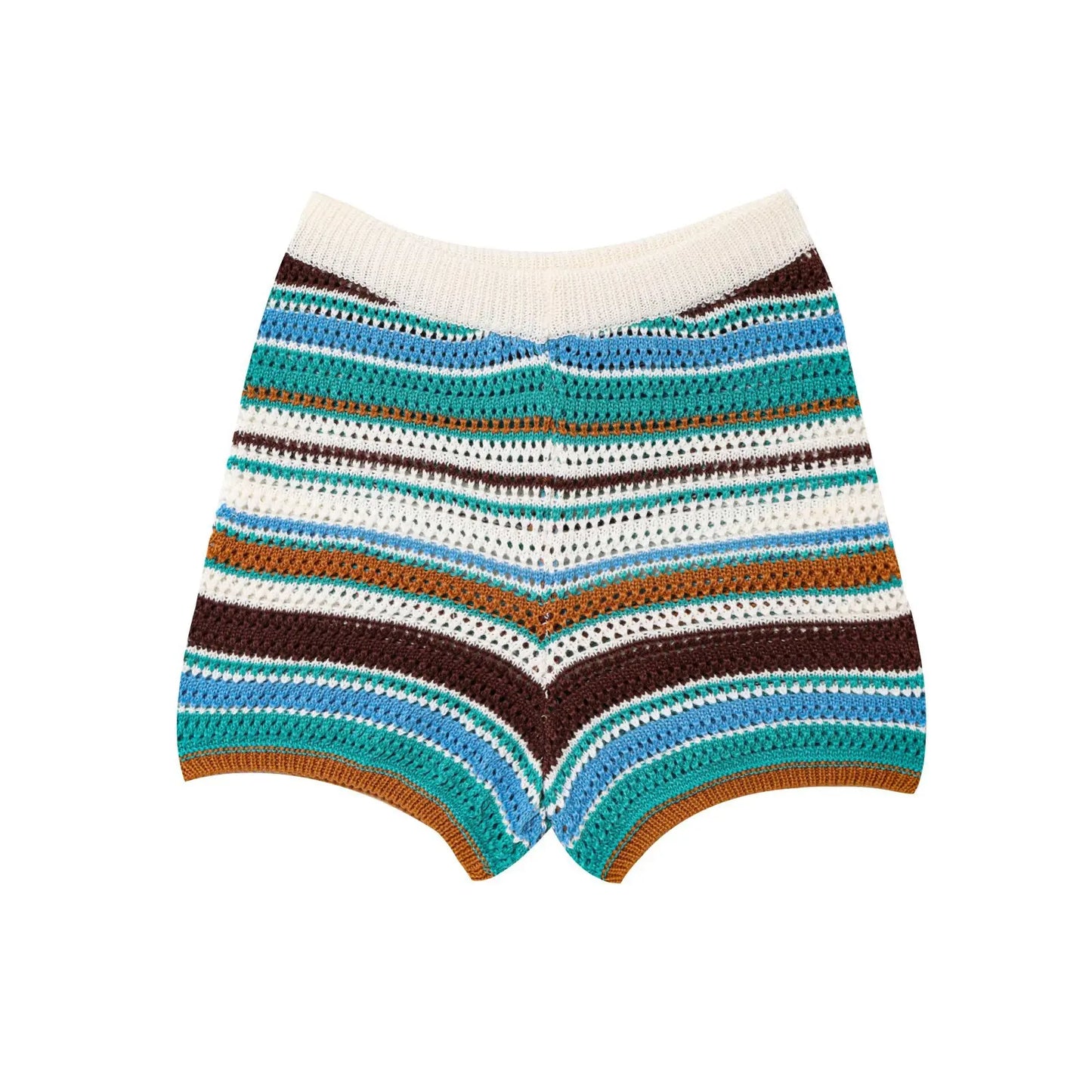 Stripe Printed Short Sleeve Set
