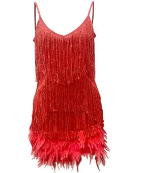 Tassel Fringed Bodycon Dress