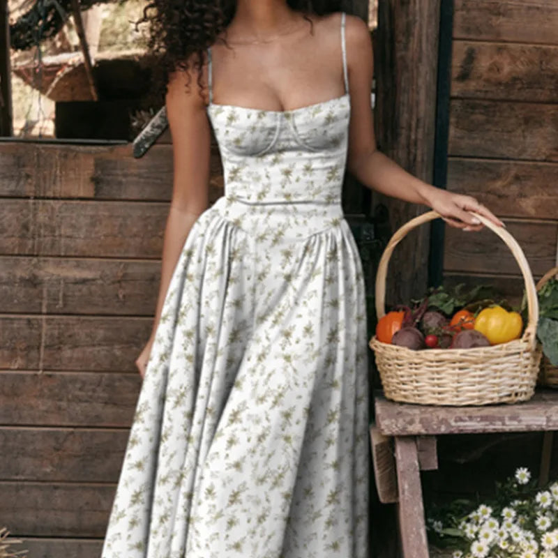 Spaghetti Strap Long Dresses