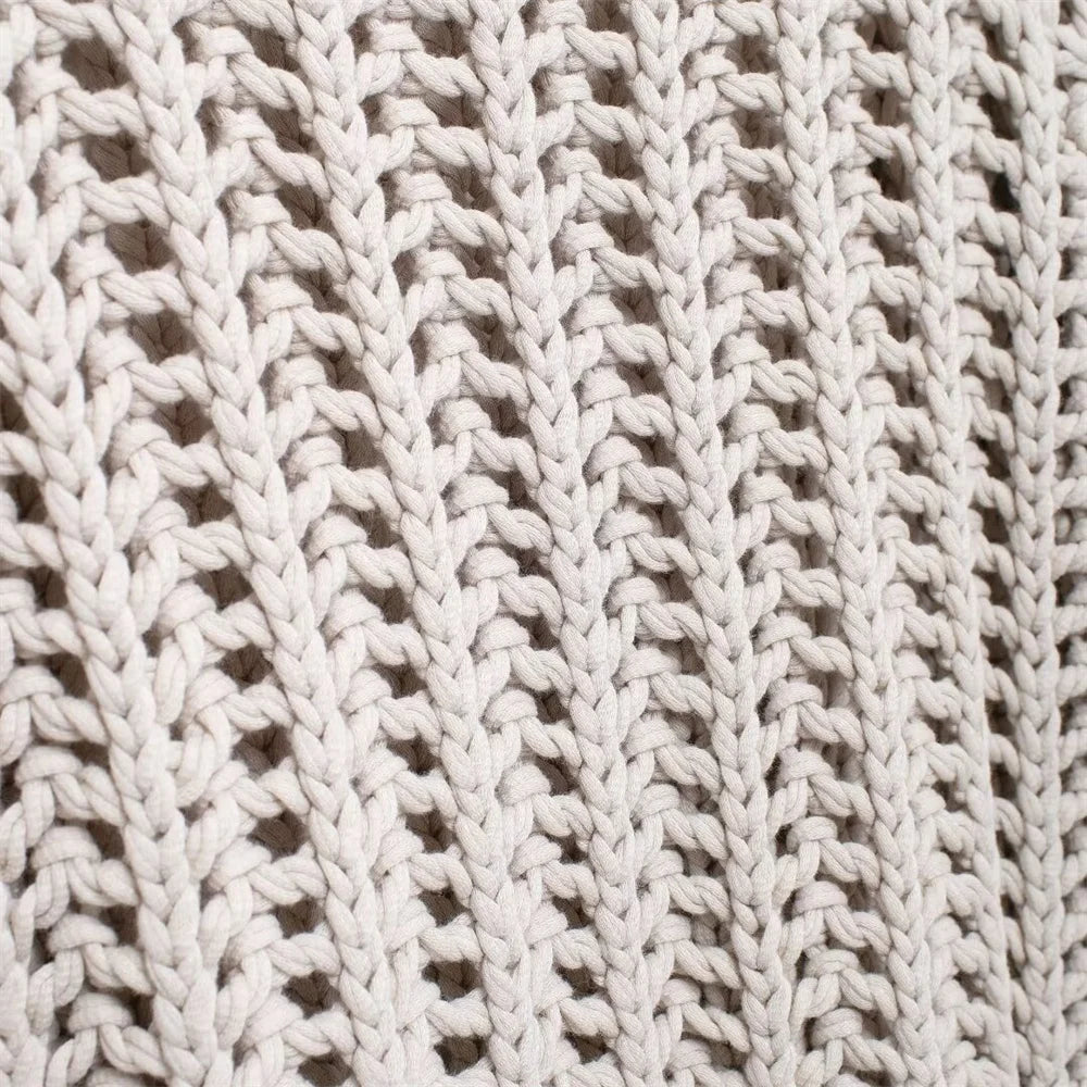 Hollow Out Knit Pullover Sweater Top